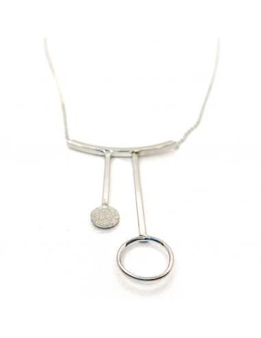 Collier artisanal argent collection LILI anneau...