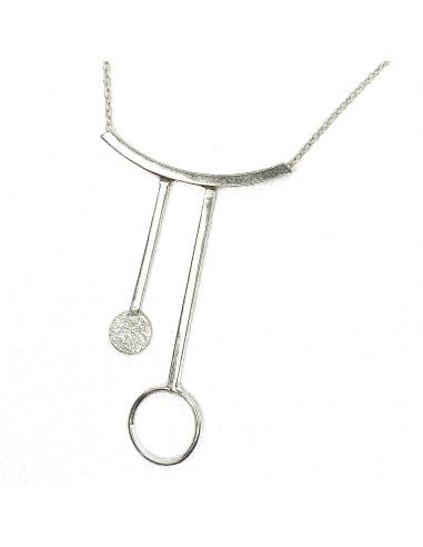 Collier artisanal argent collection LILI anneau...