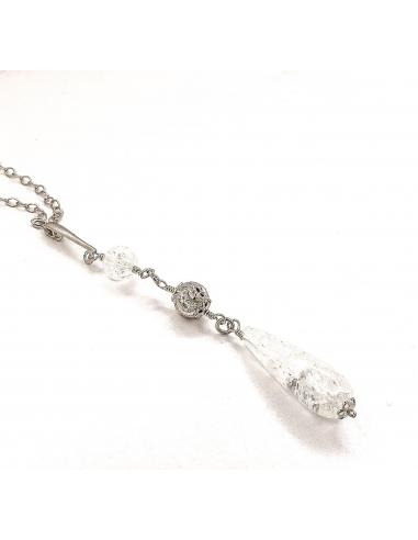 Bijou fait main collection Manon cristal de roche