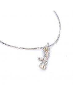 Collier artisanal unique en argent création de justin jewels artisan créateur à ramillies