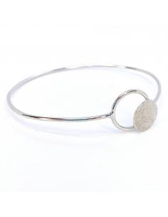 Bracelet artisanal argent esclave collection LILI de JUST'IN JEWELS 2