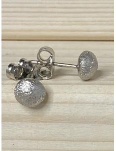 perceuse d'oreille artisanale en argent rhodié 2