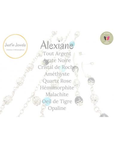 Pendant d'oreille artisanal argent et péridot...