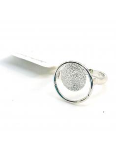 Bague artisanale pour femme argent rhodié antiallergique collection Lili de chez JUST'IN JEWELS 2