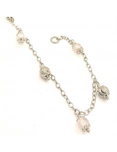 Bracelet artisanal argent et pierres fines naturelles collection alexiane