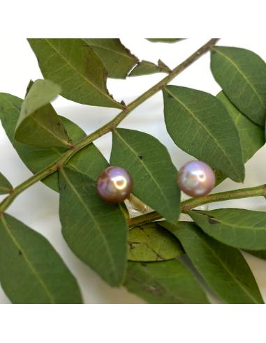 Perceuse d'oreille or 750/00(18kt) avec perle...