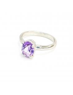 Bague artisanale argent et...