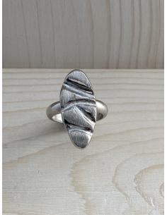 Bague en argent rhodié chaque bague Gabrielle est unique 2
