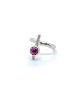 Bague Isabelle argent et...