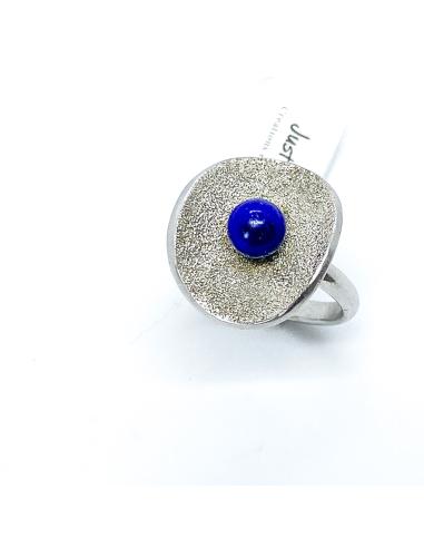 Bague artisanale ONDINE lapis lazulli T59