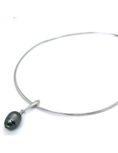 Collier artisanal argent...