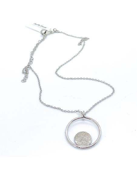 collier artisanal argent rhodié antiallergique collection Lili de chez Just'In Jewels