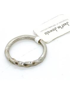 Bague argent torsadée...