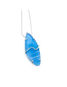 Collier artisanal argent...