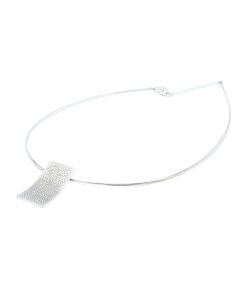 Collier double chaine omega...