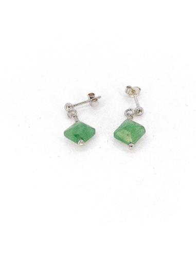 Boucle oreille boule argent rhodié...