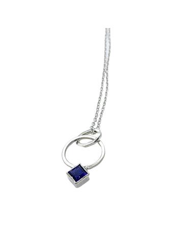 Collier fait main argent rhodié...
