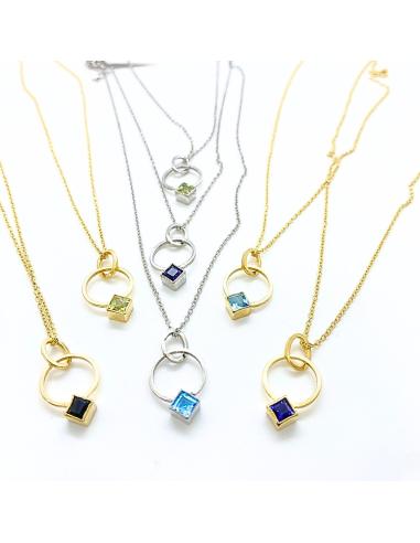 Collier fait main argent rhodié...