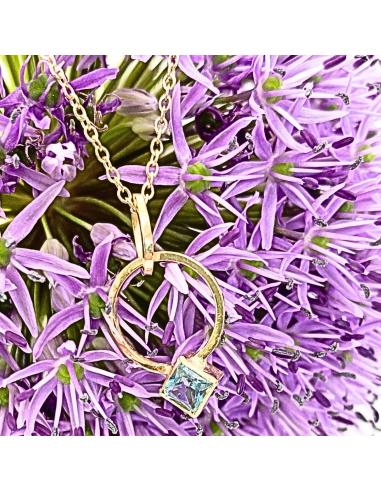 Collier fait main argent vermeil graphique...