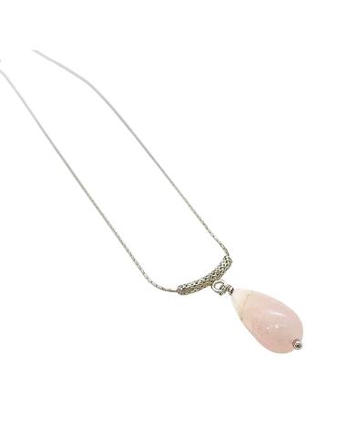 Collier artisanal femme argent rhodié...
