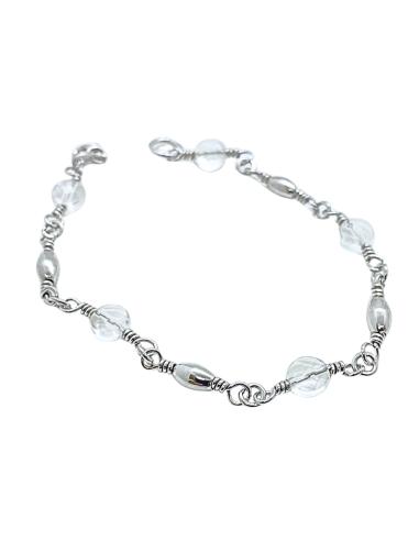 Bracelet artisanal argent rhodié...