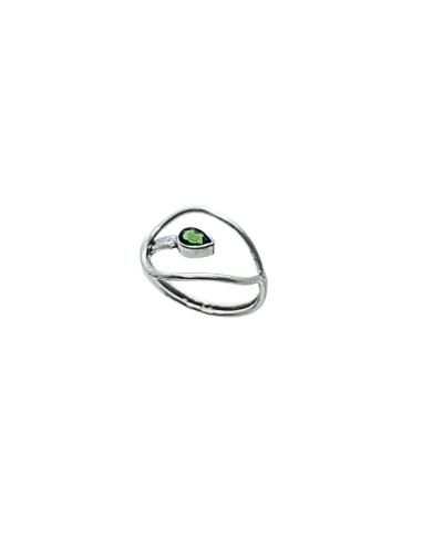 Bague artisanale argent rhodié...