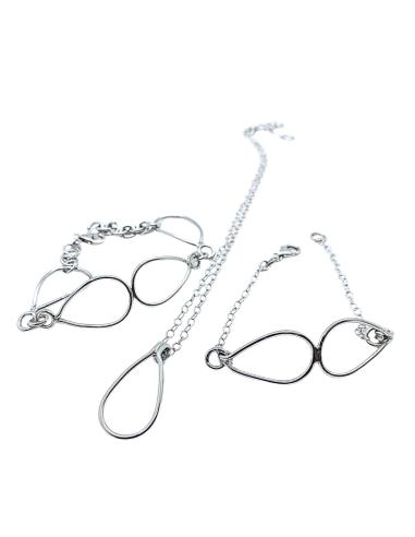 Collier artisanal argent rhodié pendentif...