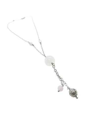 Collier artisanal argent rhodié...