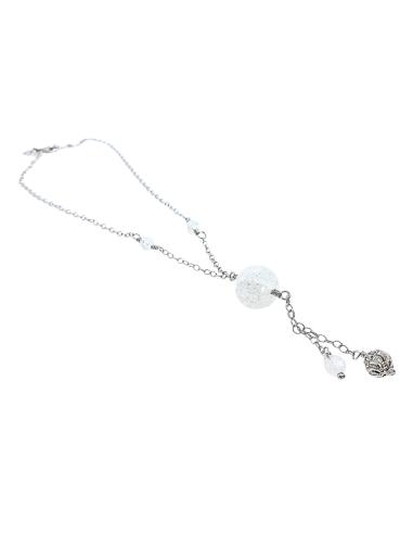 Collier artisanal argent rhodié...