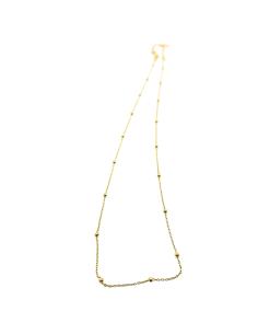 chaine argent plaqué or vermeil collection loulou de chez Just'in jewels