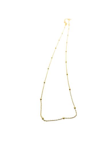 chaine argent plaqué or vermeil collection loulou de chez Just'in jewels