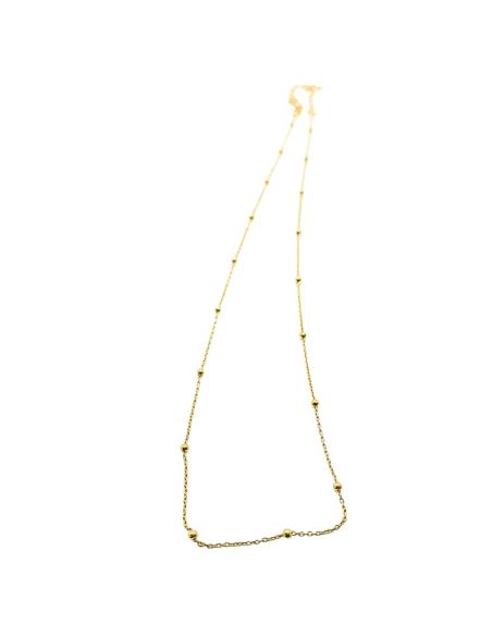 chaine argent plaqué or vermeil collection loulou de chez Just'in jewels