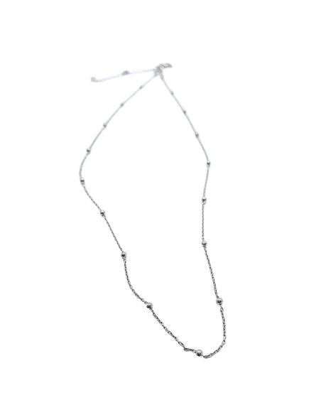 chaine à boules de 38cm avec extension collection loulou de chez just'in jewels