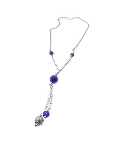 collier artisanal argent pour femme rhodié antiallergique collection Ysaline création Just'in jewels