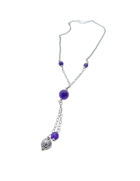collier artisanal argent pour femme rhodié antiallergique collection Ysaline création Just'in jewels