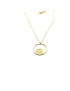 collier artisanal argent plaqué or vermeil pour femme collection LILI de Just'in Jewels