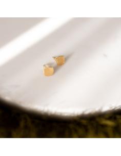 boucle d'oreille argent plaqué or vermeil antiallergique création artisanale justin jewels 2