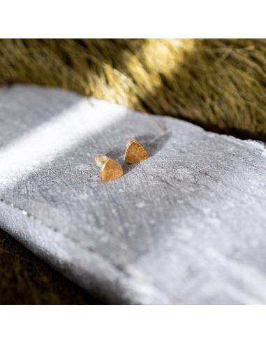 puce perceuse d'oreille en argent plaqué or vermeil création just'in jewels