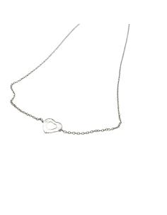 collier artisanal en argent rhodié antiallergique réalisé à la main dans les ateliers de Just'in Jewels