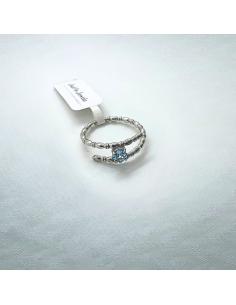Bague argent spirale topaze...