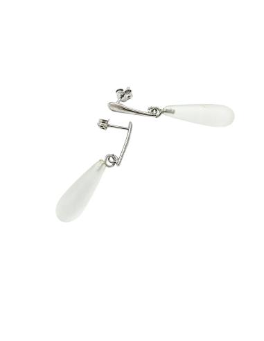 Boucle d'oreille argent goutte...