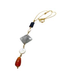 Collier sautoir argent... 2