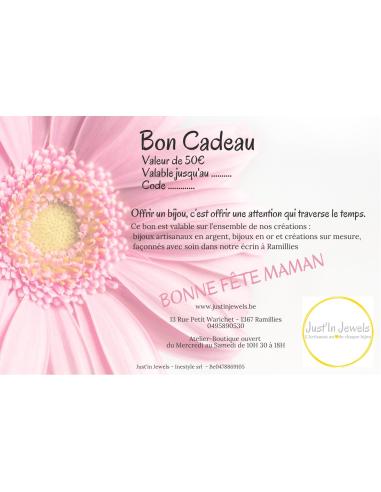 gift card, carte cadeau fête des mères