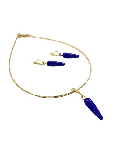Collier artisanal vermeil double tour...