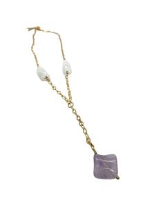 Collier Y artisanal vermeil...