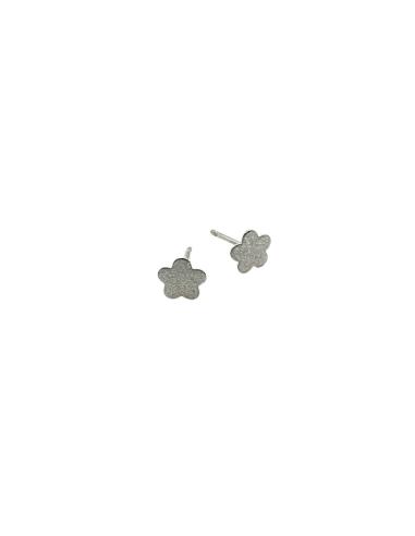 Perceuses d'oreille en argent rhodié garanti sans nickel création artisanale JUST'IN JEWELS