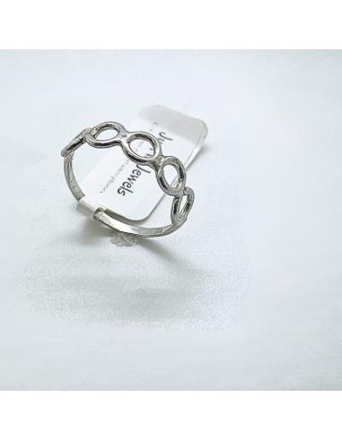 Bague argent 5 anneaux T51
