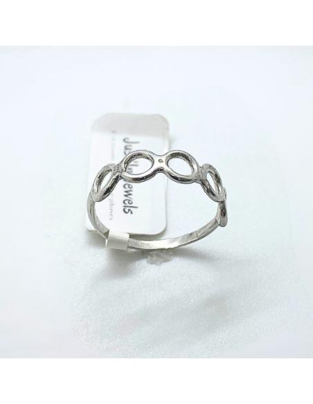 bague artisanale argent rhodié antiallergique