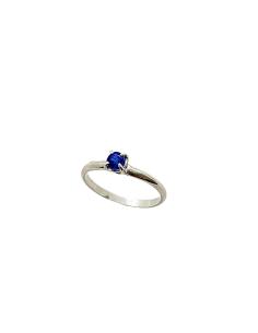 alliance argent fil demi rond avec cyanite T61 antiallergique création artisanale just'in jewels 2