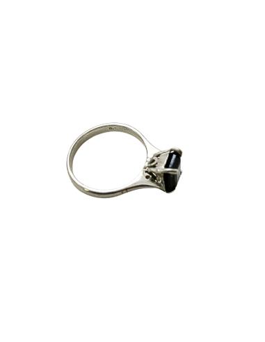 Bague tourmaline rectangulaire verte t56